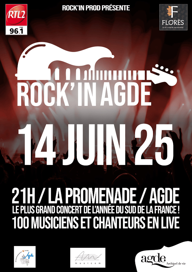 Affiche Rock in Agde 2025