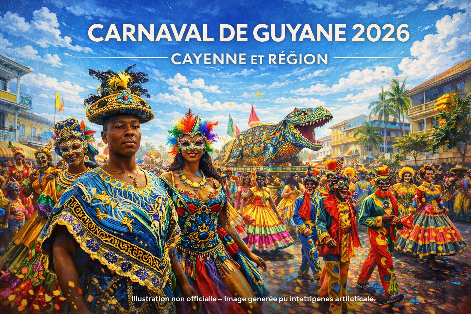 Carnaval de Guyane 2026 – Cayenne et toute la région