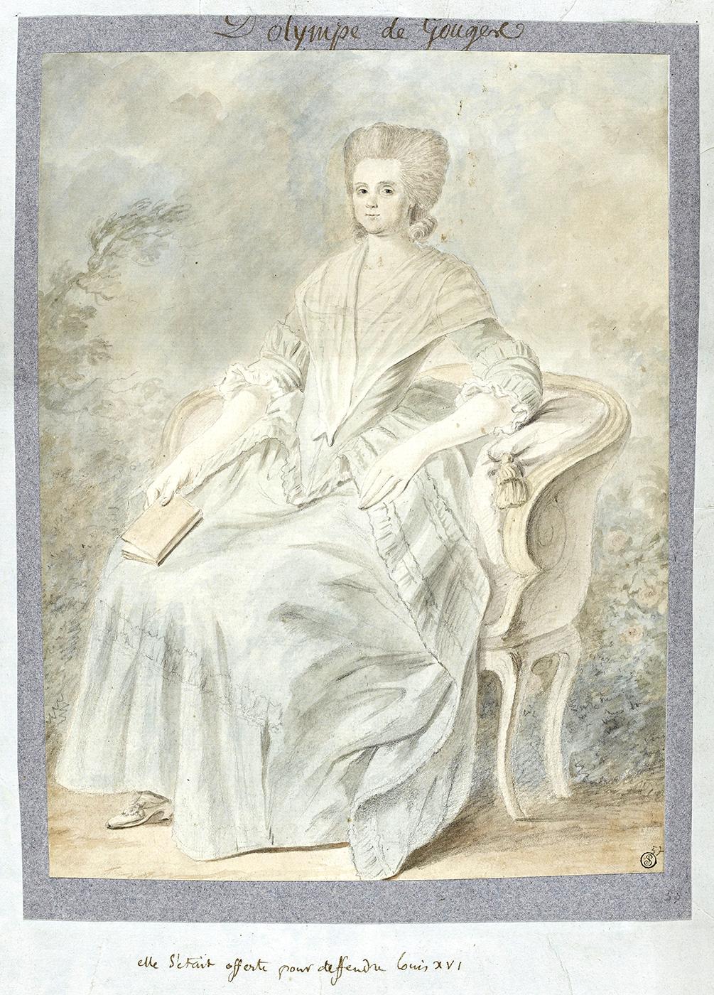Portrait d'Olympe de Gouges
