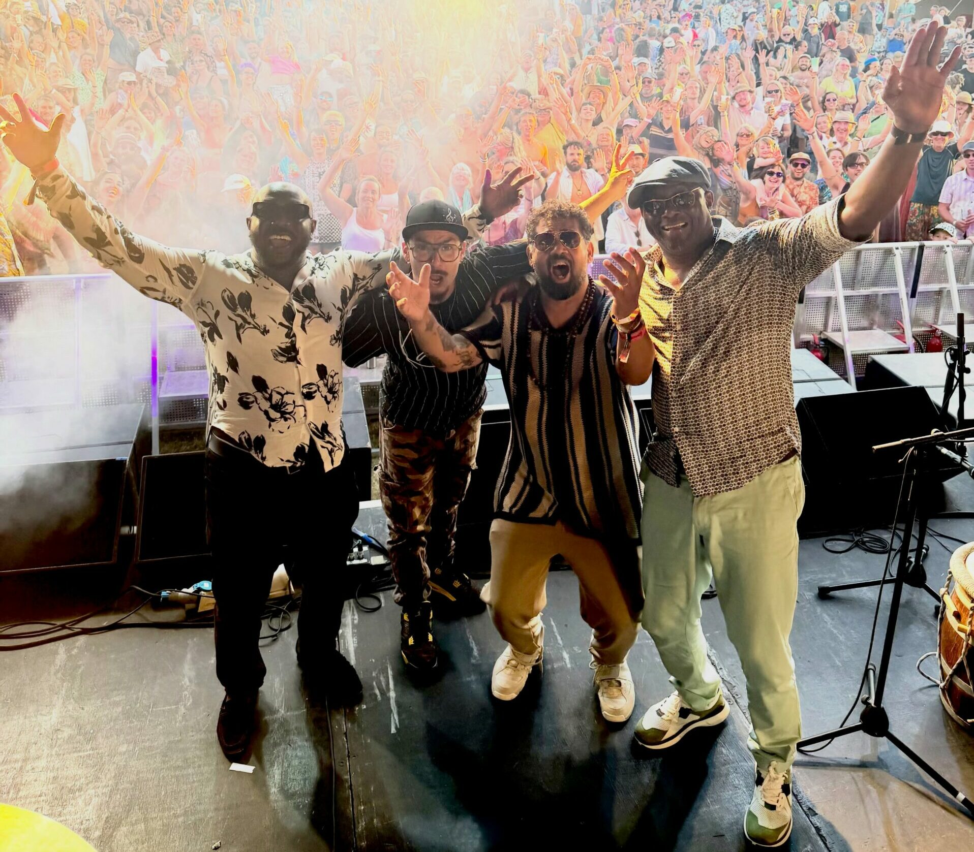 Edmony Krater et ses musiciens au Tropical Pressure Festival 2026