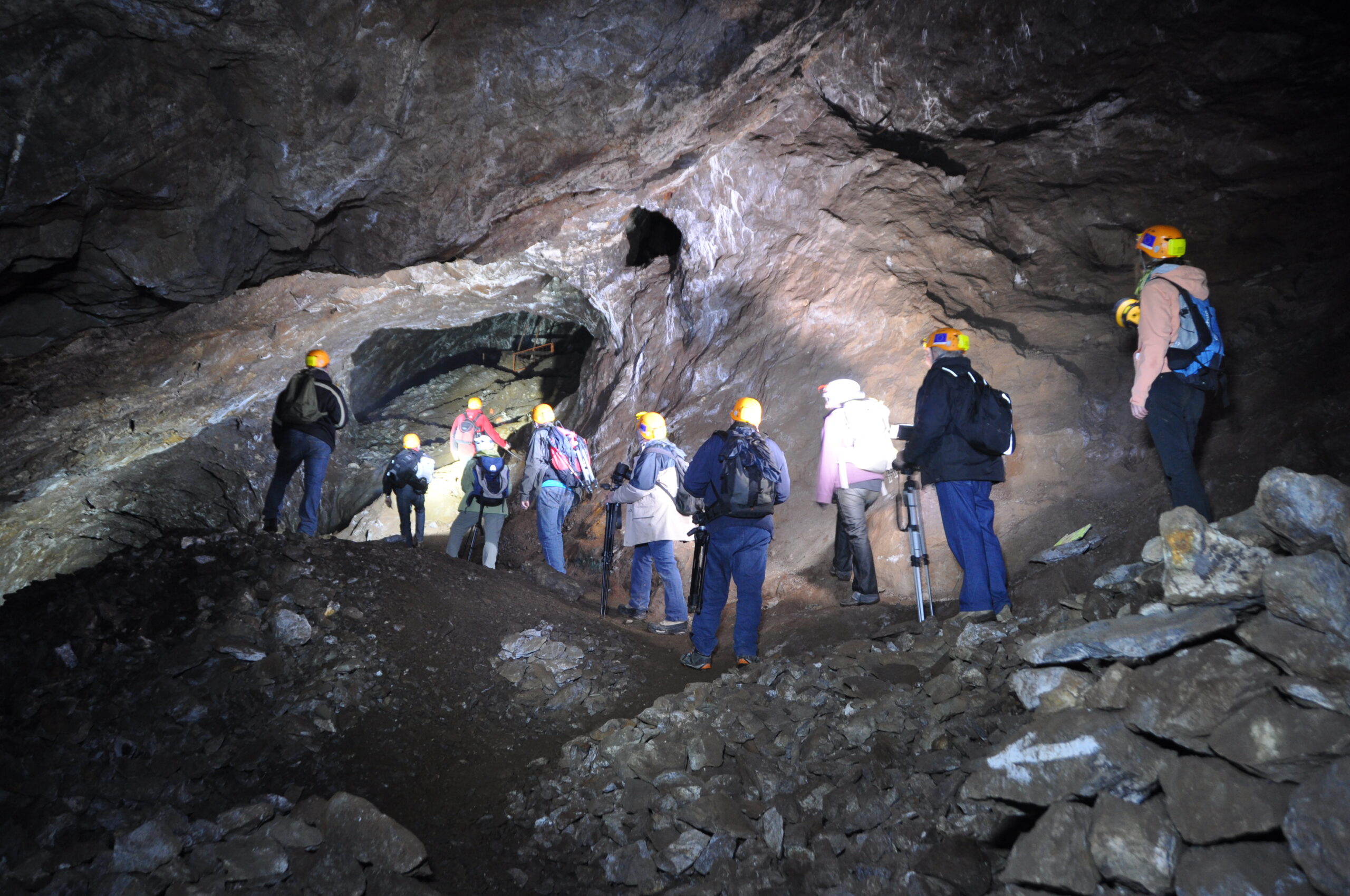 Galerie Saint-Barbe à Saint-Georges-d’Hurtières, ancienne mine de fer en Savoie